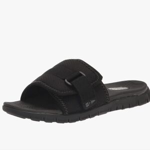 🧨Bass Black Slide Sandal with Adjustable Strap